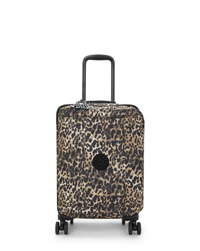 Kipling Trolley Bagaglio a Mano Animalier Leopard 4 Ruote SPONTANEOUS S LEOPARD Kipling 