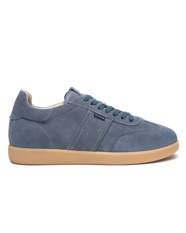 NeroGiardini Sneakers Bassa Uomo in Camoscio Avio E500685U AVIO 203 Nero Giardini 