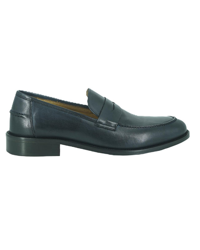 Mocassini College Uomo Fondo Cuoio Cucito PIANTA1 BLU P23 Rogal's 