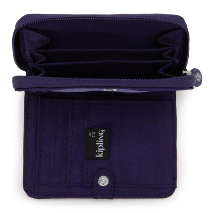 Kipling Portafogli Donna Multitasche in Tessuto Moonlit Blu MONEY LOVE MOONLIT BLUE Kipling 