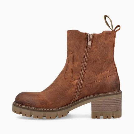 Jeep Stivaletti Donna con Tacco Cognac - MARIO SPATARELLA