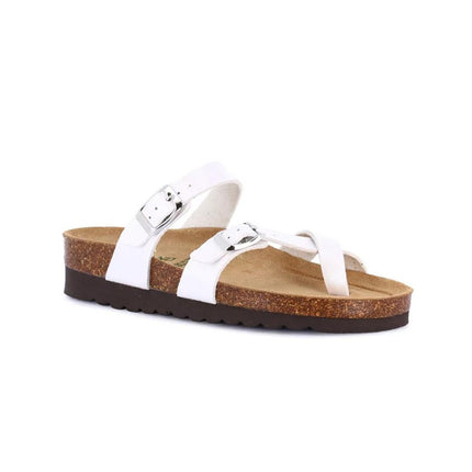 Grunland Sandali Infradito Donna Plantare Sughero Doppia Fibbia Perla CB2438 HOLA PERLA Grunland 