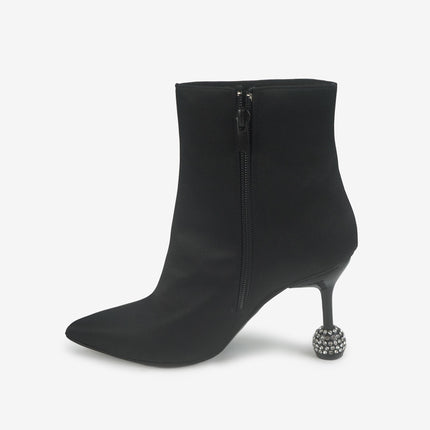 Stivaletti Donna Tacco Punta Nero 514 ELEGANT BLACK Tsakiris Mallas 