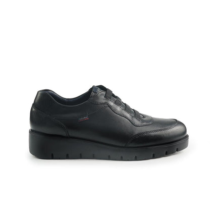 Callaghan Mocassini Slipon Donna con Zeppa in Pelle Nero 89897 HAMAN BLACK Callaghan 