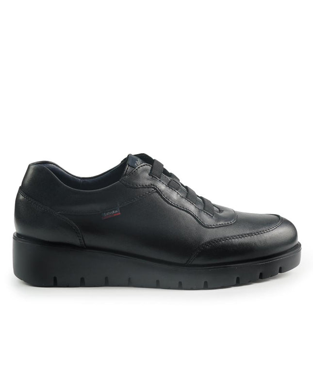 Callaghan Mocassini Slipon Donna con Zeppa in Pelle Nero 89897 HAMAN BLACK Callaghan 
