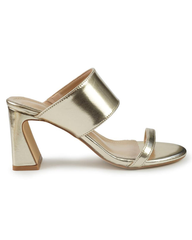 Francesco Milano Sandali Donna con Tacco in Pelle Laminata Platino G41-01N GOLD Francesco Milano 