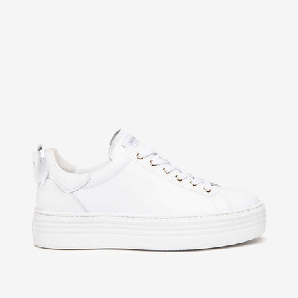 Nero Giardini Sneakers Donna in Pelle Bianca E306521D BIANCO 707 Nero Giardini 