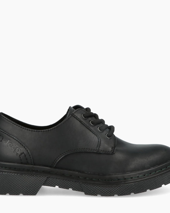 Francesina Donna Nero RENEGADE DERBY BLACK 062 Jeep Footwear 
