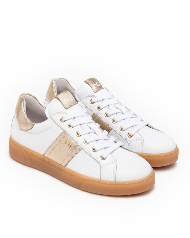 NeroGiardini Sneakers Bassa Donna in Pelle Bianca E513006D BIANCO 707 Nero Giardini 