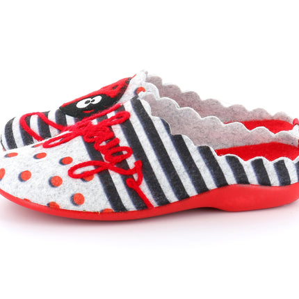 Pantofole Donna Fantasia Ladybag CI2555 ALIN GRIGIO Grunland 