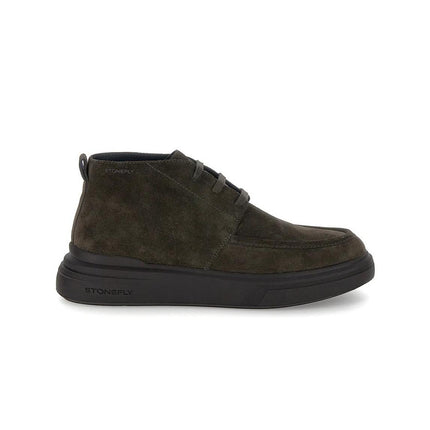 Stonefly Polacchine Uomo in Camoscio Gray Brown 221594 PHOENIX PEAT GRAY Stonefly 