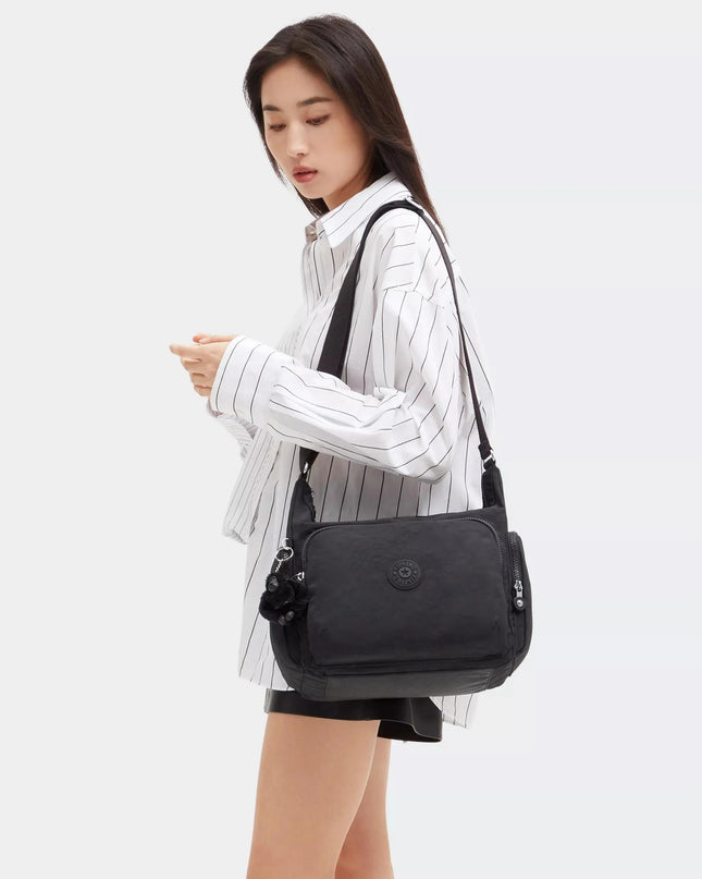 Kipling Borse Tracolla Multitasche Black Noir GABB BLACK NOIR Kipling 