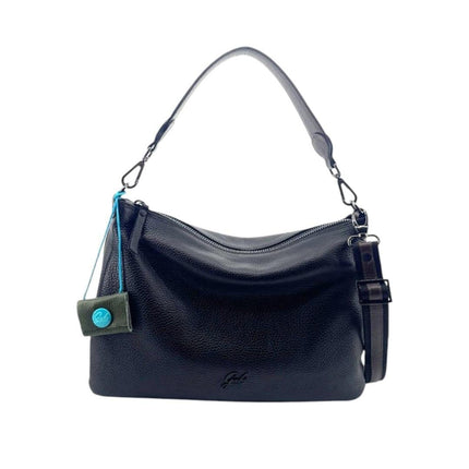 Gabs Borsa a Spalla Trasformabile in Pelle Purple Blu con Tracolla - MARIO SPATARELLA