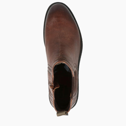 Stivaletto Chelsea Uomo Pelle Marrone MAYWOOD CHELSEA DARK BROWN 030 Jeep Footwear 