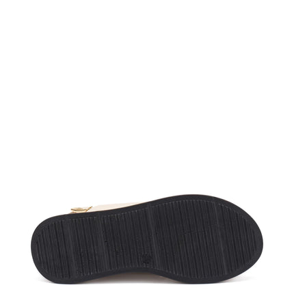 Frau Sandali con Zeppa Donna in Pelle Burro 04M4 NAPPA BURRO Frau 