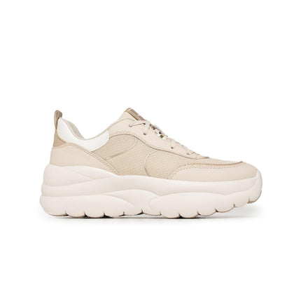 Geox Sneakers Donna Xtors con Zeppa in Tessuto Beige D651FB XTORS PAPYRUS GOLD Geox 