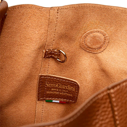 NeroGiardini Borsa Donna a Tracolla in Pelle Cuoio - MARIO SPATARELLA