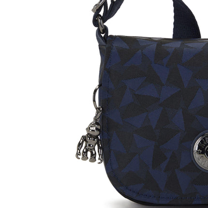 Borsetta Tracolla con Patta LOREEN MINI ENDLESS NAVY JQ Kipling 