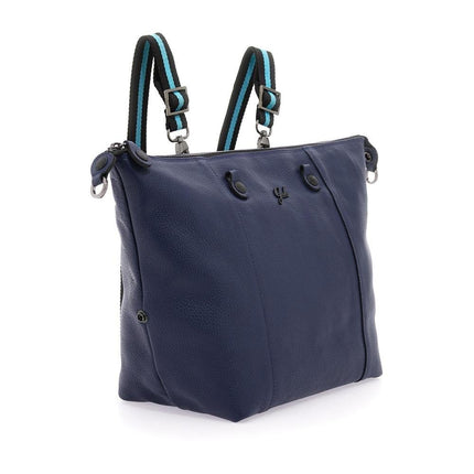 Borsa Gabs Convertibile e Trasformabile in Pelle Purple Blu con Tracolla - MARIO SPATARELLA