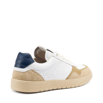 Frau Sneakers Uomo Bassa in Pelle Bianca Avena 11D1 AVENA Frau 