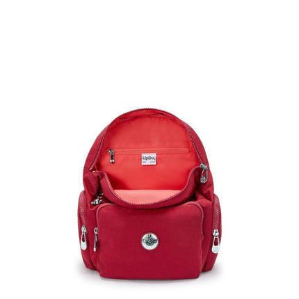 Zaino Donna Rosso CITY ZIP S RED RED WINE Kipling 