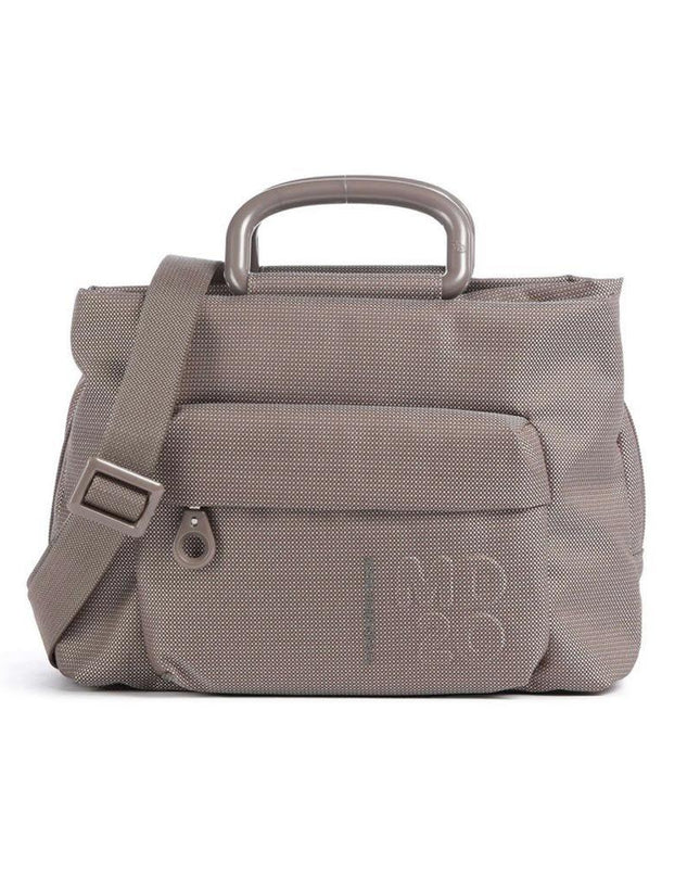 Mandarina Duck Borsa Donna con Tracolla in Tessuto Taupe - MARIO SPATARELLA
