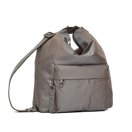 Mandarina Duck Borsa Convertibile Zaino Tessuto Taupe QMT09 MD20 TAUPE Mandarina Duck 