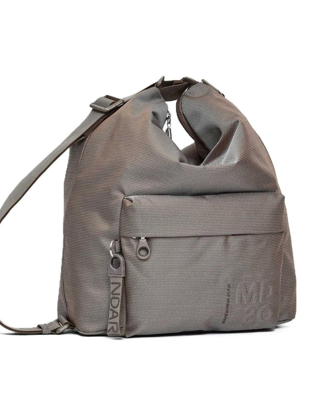 Mandarina Duck Borsa Convertibile Zaino Tessuto Taupe QMT09 MD20 TAUPE Mandarina Duck 