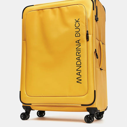 Trolley XL Espandibile Softy Giallo 4 Ruote OSV05 ECO COATED DUCK YELLOW Mandarina Duck 