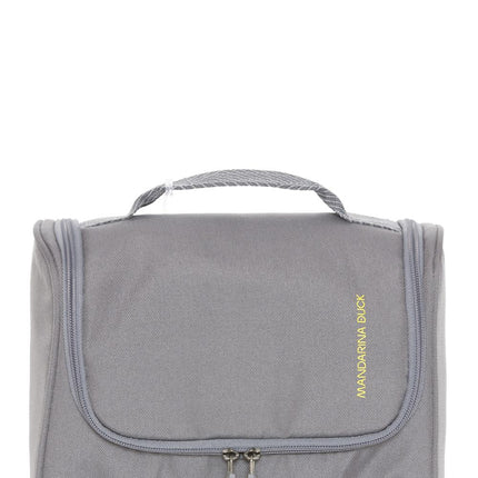 Beauty Necessaire da Viaggio in Tessuto Grigio JNN01 SMILE&GO STEEL 465 Mandarina Duck 