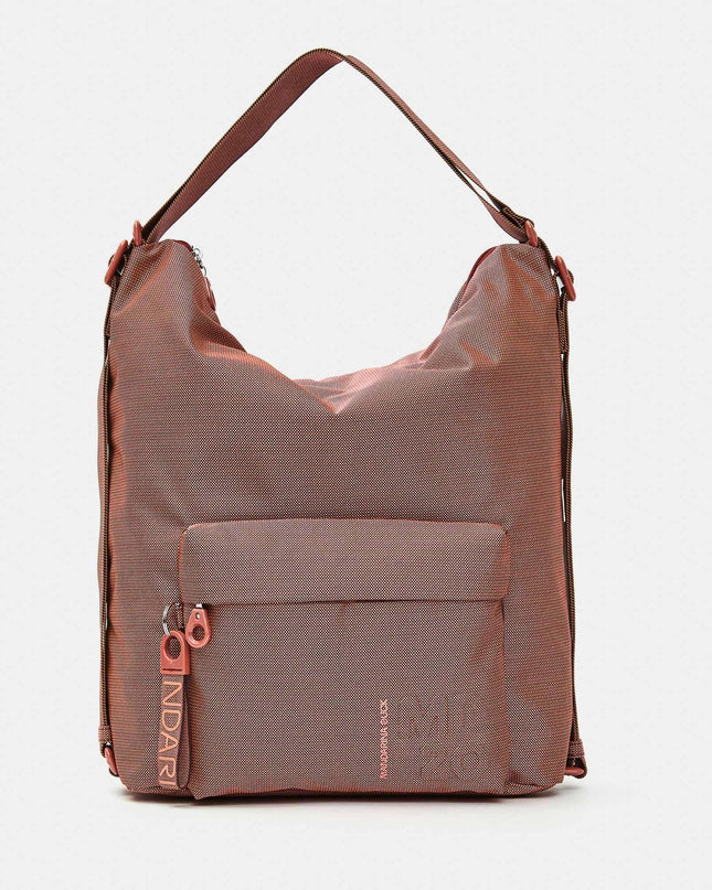 Mandarina Duck Borsa Convertibile Zaino Tessuto Noce Peca QMT09 MD20 PECAN NUT Mandarina Duck 