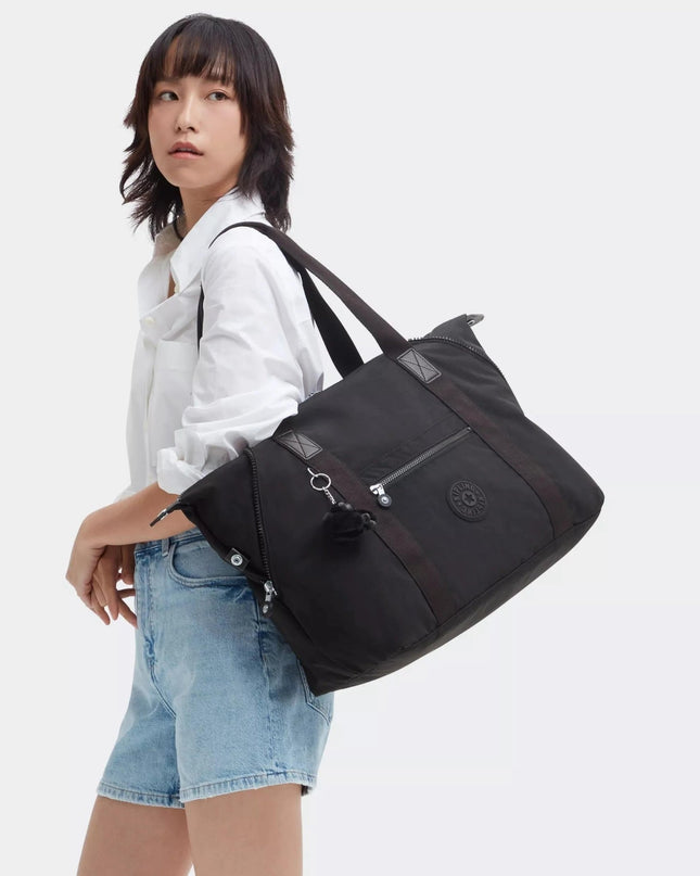 Kipling Borsone Shopper Viaggio in Tessuto Nero - MARIO SPATARELLA