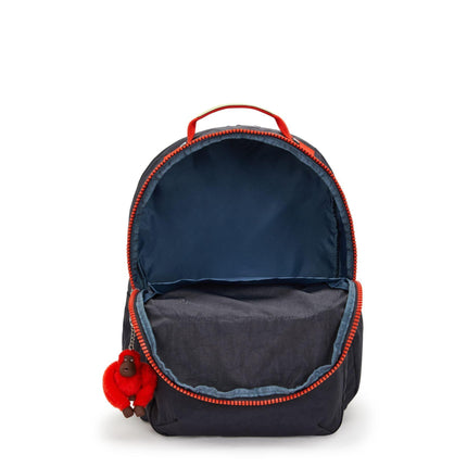 Zaino Porta Computer 15 Pollici Blu SEOUL LAP IRON LETTER FUN Kipling 