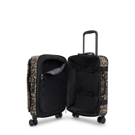 Kipling Trolley Bagaglio a Mano Animalier Leopard 4 Ruote SPONTANEOUS S LEOPARD Kipling 