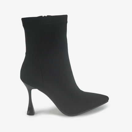 Stivaletto Tessuto Elastico Punta Nero 545 MAYPO BLACK Exe 