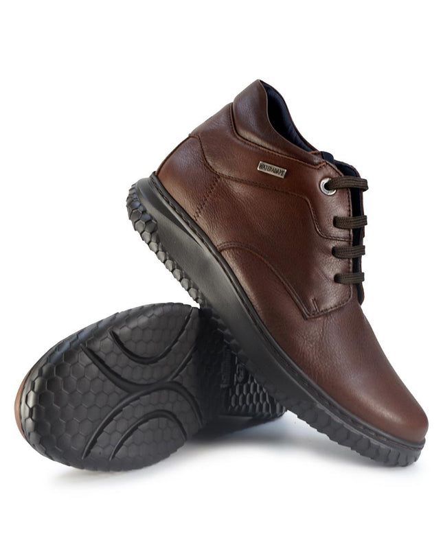 Stivaletti Impermeabili Uomo Pelle Marrone 60901 TERRAIN WATERPROOF MARRONE Callaghan 