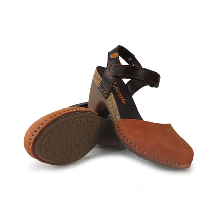 Jungla Pump Donna in Pelle Nabuk Terra 7463 TEJA Jungla 