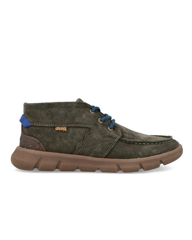 Polacchine Uomo Camoscio Verde TABASCO MOC JM42122A-020 Jeep Footwear 
