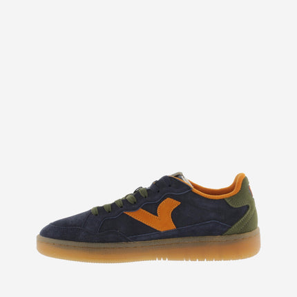Victoria Sneakers Uomo Bassa in Pelle Blu Multi 8806111 SMASH U MARINO Victoria 