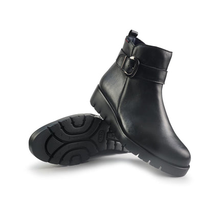 Callaghan Stivaletti Donna con Zeppa in Pelle Nero 58516 BARI BLACK Callaghan 