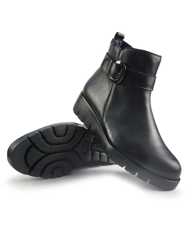 Callaghan Stivaletti Donna con Zeppa in Pelle Nero 58516 BARI BLACK Callaghan 
