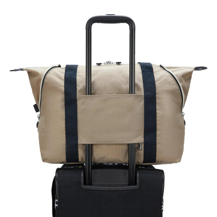 Kipling Borsone Shopper Viaggio in Tessuto Soft Taupe ART M C SOFT TAUPE Kipling 