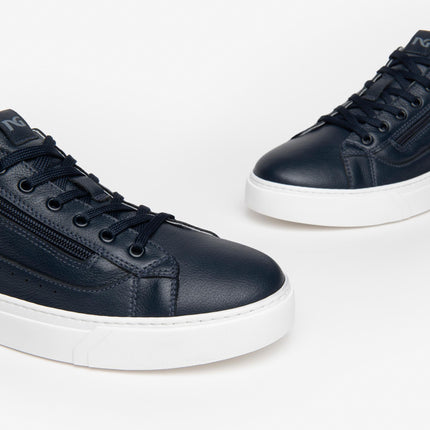 Nero Giardini Sneakers Uomo in Pelle Blu con Zip E400241U BLU 200 Nero Giardini 