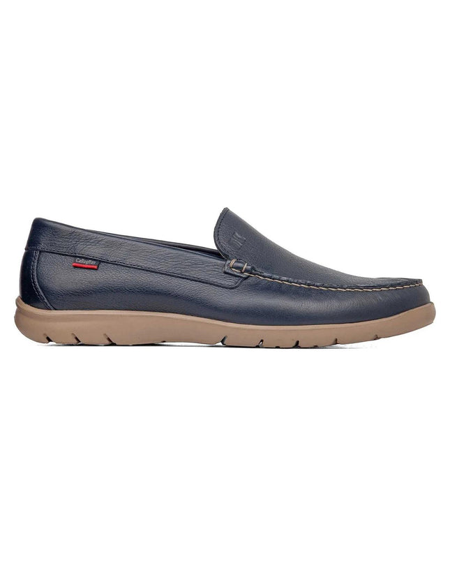 Callaghan Mocassini Uomo in Pelle Blu 18001 TENGER AZUL Callaghan 