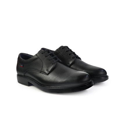 Callaghan Francesina Liscia Uomo Elegante in Pelle Nero - MARIO SPATARELLA