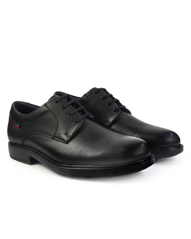 Callaghan Francesina Liscia Uomo Elegante in Pelle Nero - MARIO SPATARELLA