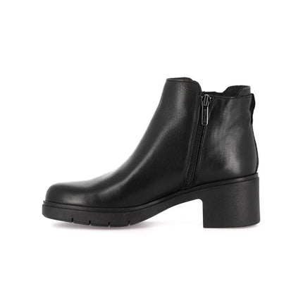 Grunland Stivaletti Donna Tacco Medio in Pelle Nera - MARIO SPATARELLA