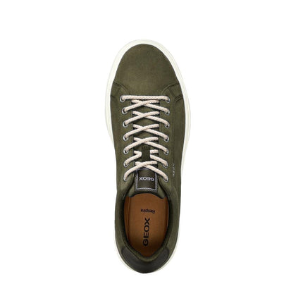 Geox Sneakers Uomo in Tessuto Verde Oliva - MARIO SPATARELLA