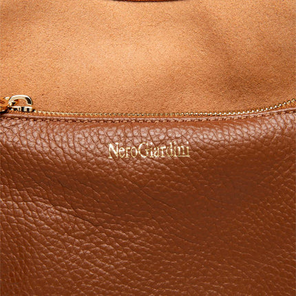NeroGiardini Borsa Donna in Pelle Cuoio - MARIO SPATARELLA