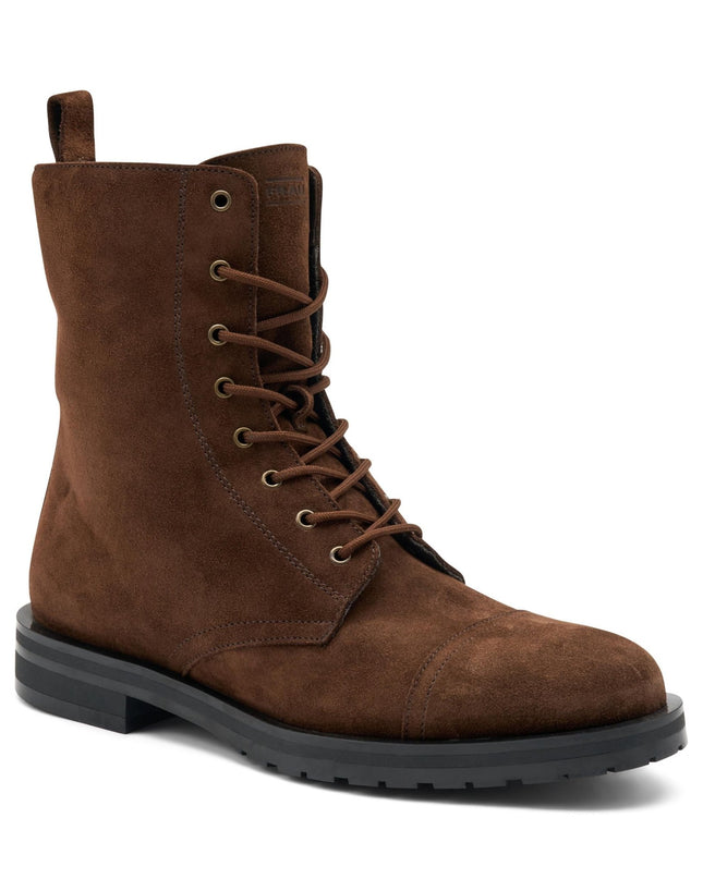 Stivaletto Donna Stringato Alto Camoscio Cacao - MARIO SPATARELLA